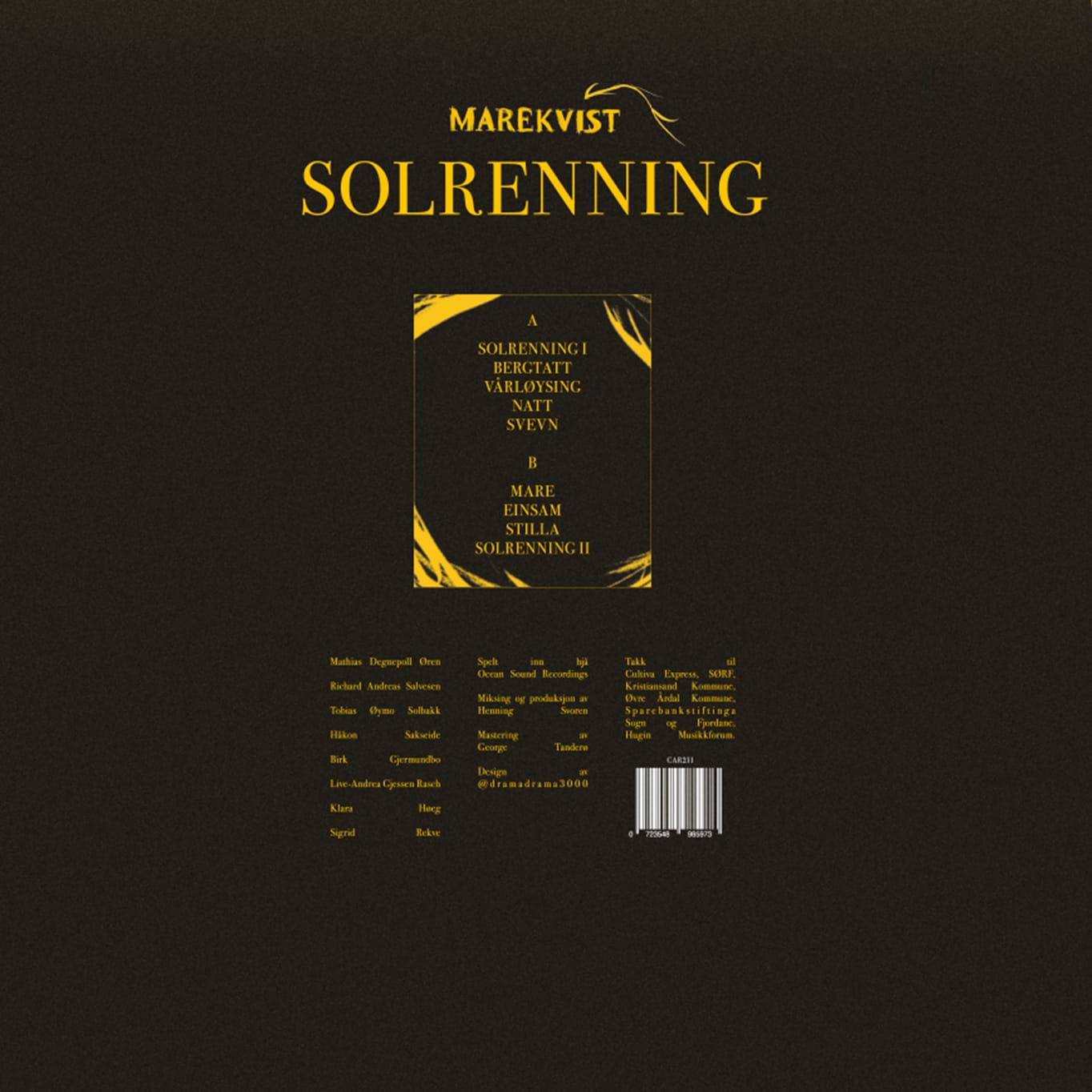 Marekvist - Solrenning