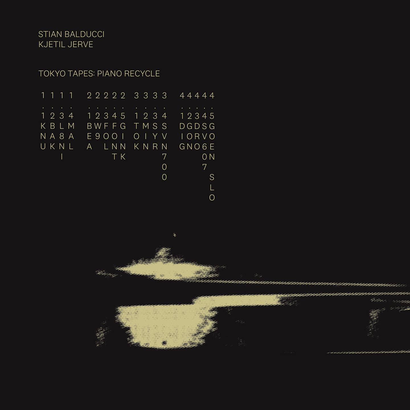 Stian Balducci og Kjetil Jerve - Tokyo Tapes: Piano Recycle
